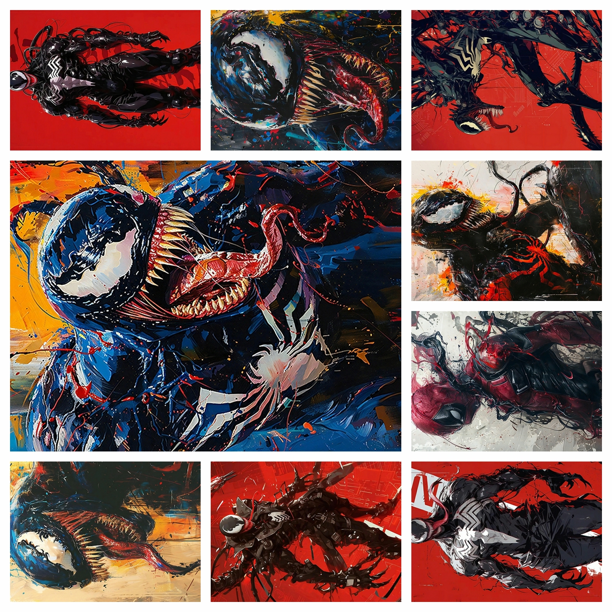 Sewing Art - Anime Marvel venom spider-man Diamond Painting