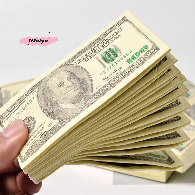 Pattern Tissue Paper - M-9Pcs/Set Funny Dollar Pattern Tissue Paper