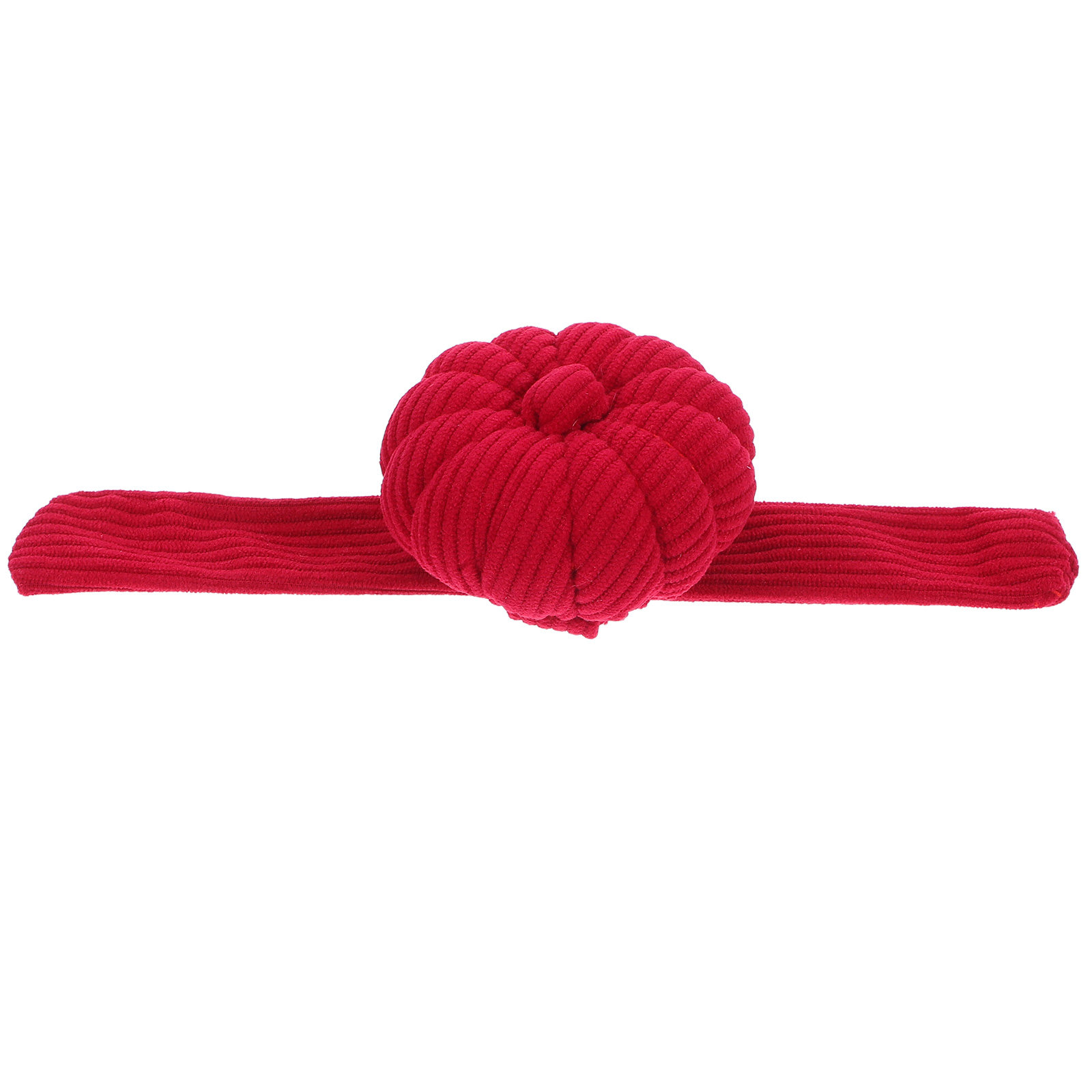 Sewing Pin Cushion - Wrist Pin Cushion in Corduroy Pumpkin