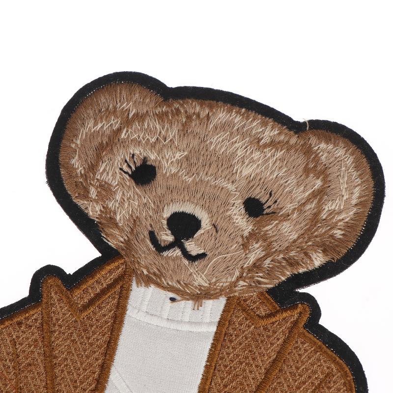 Sewing Textiles - 1/4PCS Large Bear Clothing Patch Hand