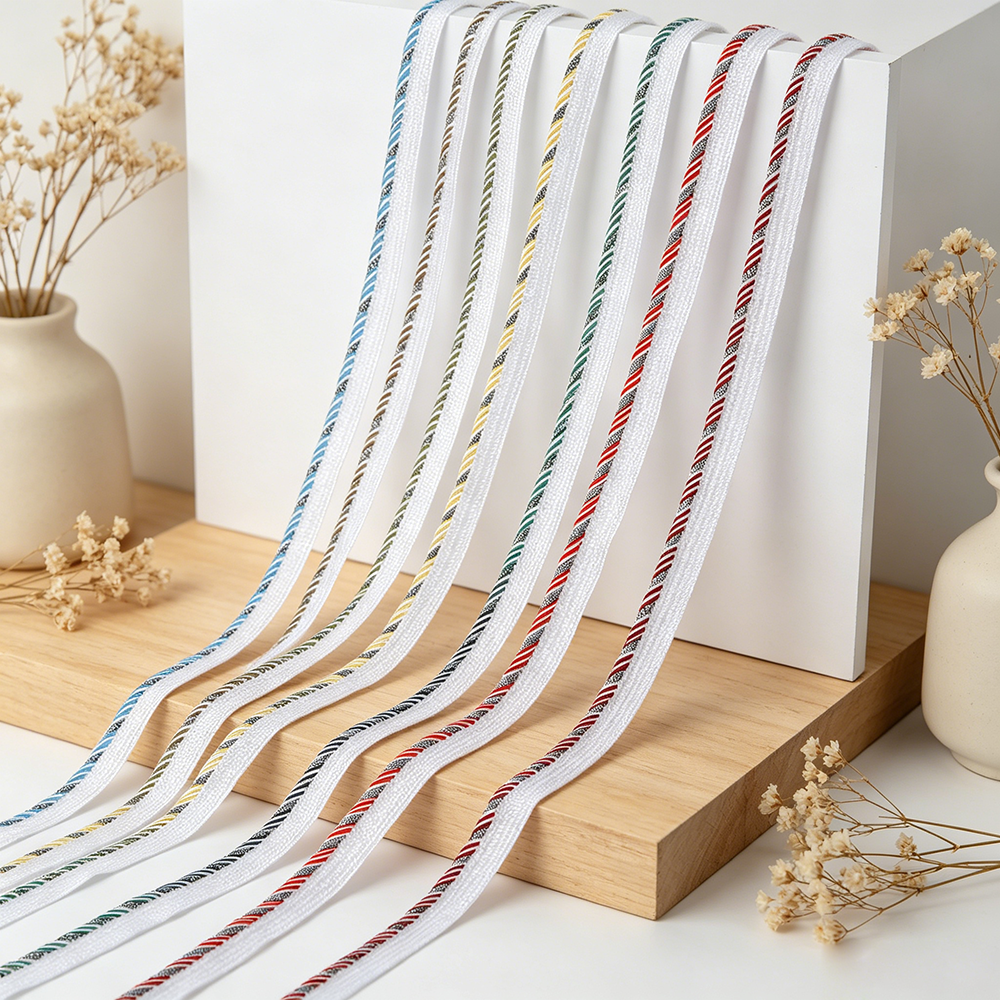 Sewing Thread In Textile - 5m/16.4ft each pack White Base Multicolor