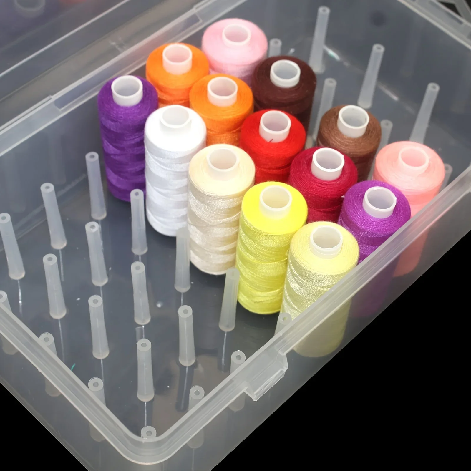 Sewing Roll - 42 roll sewing thread storage box,