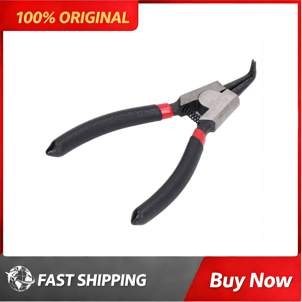 Snap Button Plier - 5 Inch External Bent Circlip Pliers