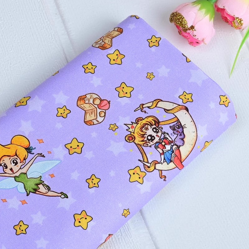 Sailor Moon Stars Cartoon Girl – обзор и цена Sewing Textiles