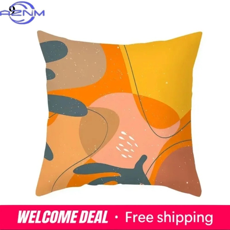Boho Orange Abstract Cushion C – обзор и цена Century Textile & Sewing Supply By Owner