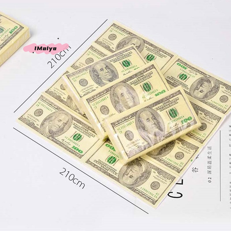 M-9Pcs/Set Funny Dollar Patter – обзор и цена Pattern Tissue Paper