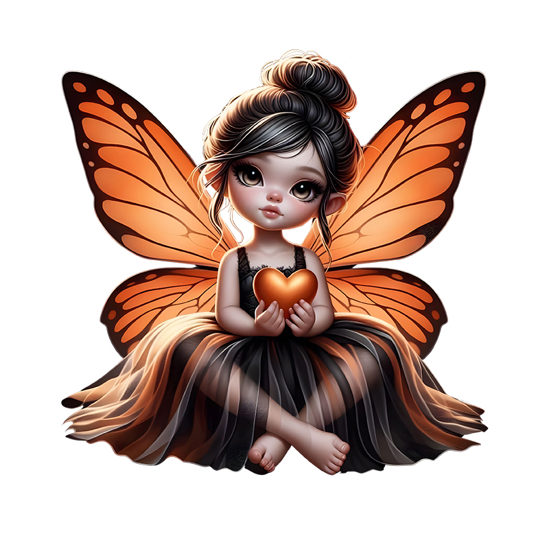 Cute Butterfly Elf Girl Iron O – обзор и цена Iron On Patch