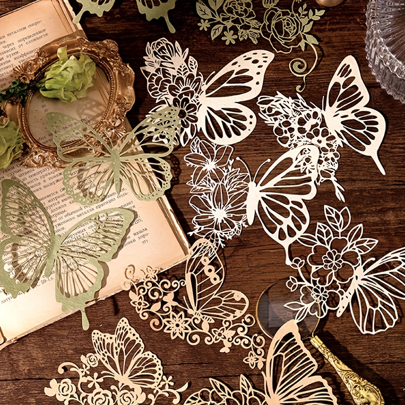 10 pcs Vintage Lace Hollow Mat – обзор и цена Pattern Tissue Paper