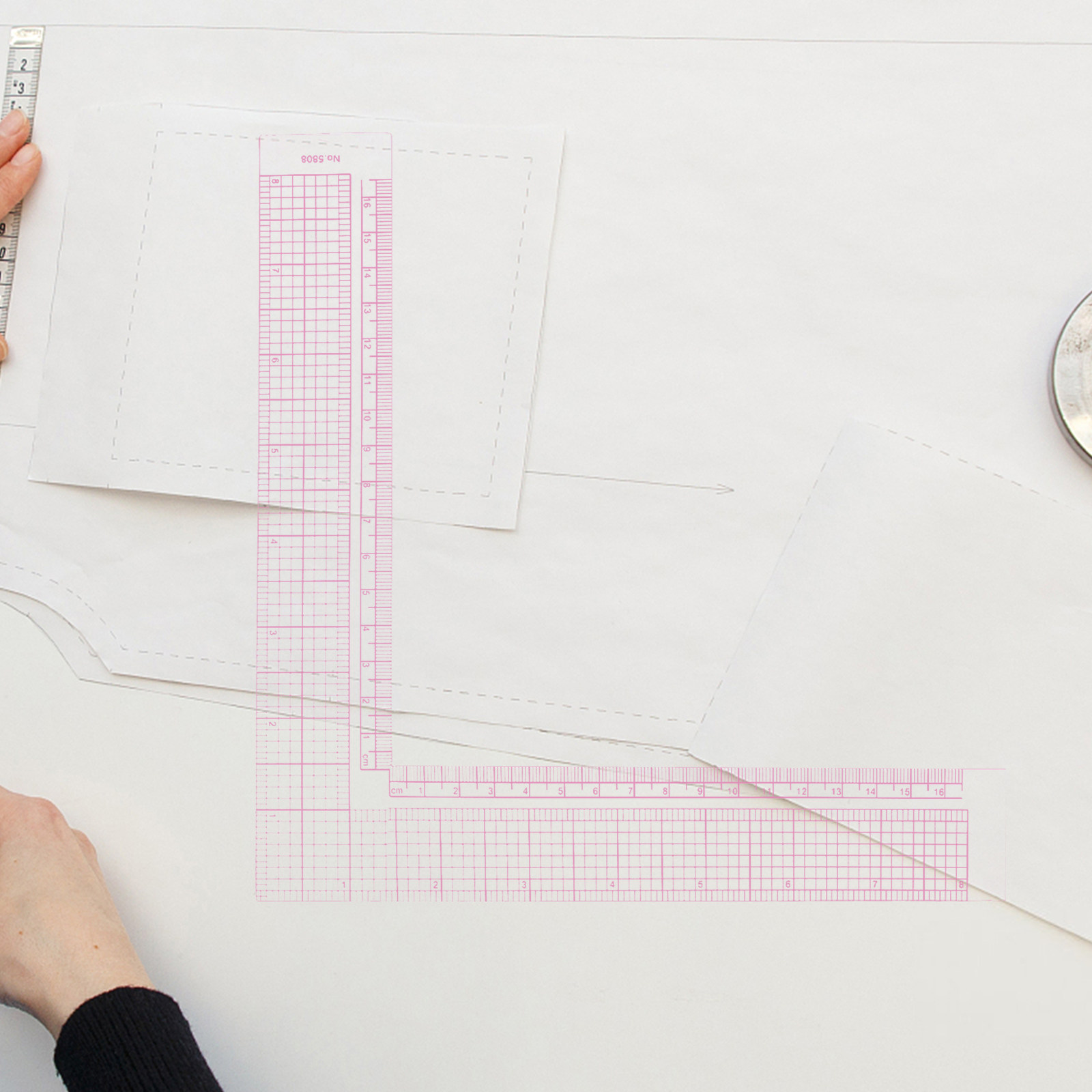 Plastic L Right Angle Sewing R – обзор и цена Quilting Ruler Square