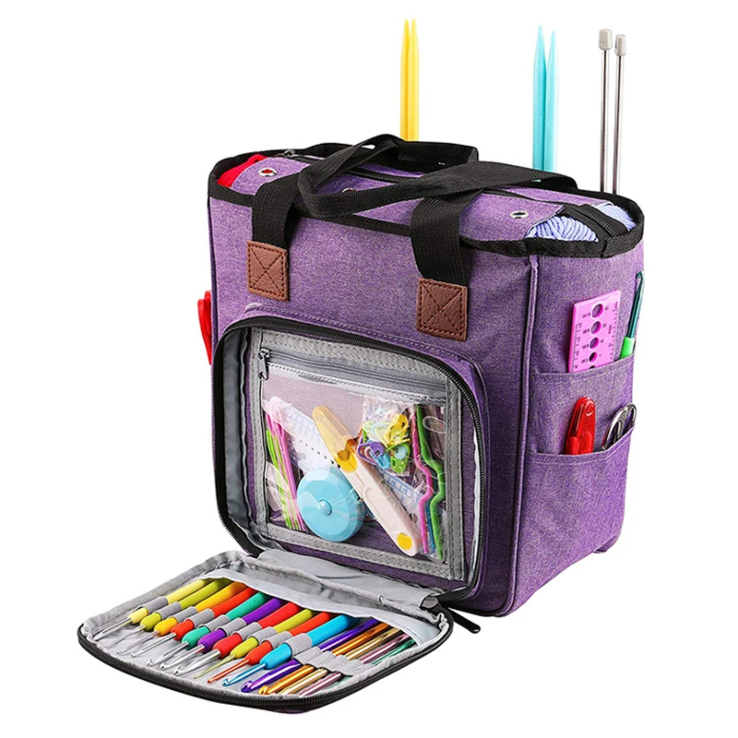 Portable Knitting Bag Organize – обзор и цена Sewing Roll