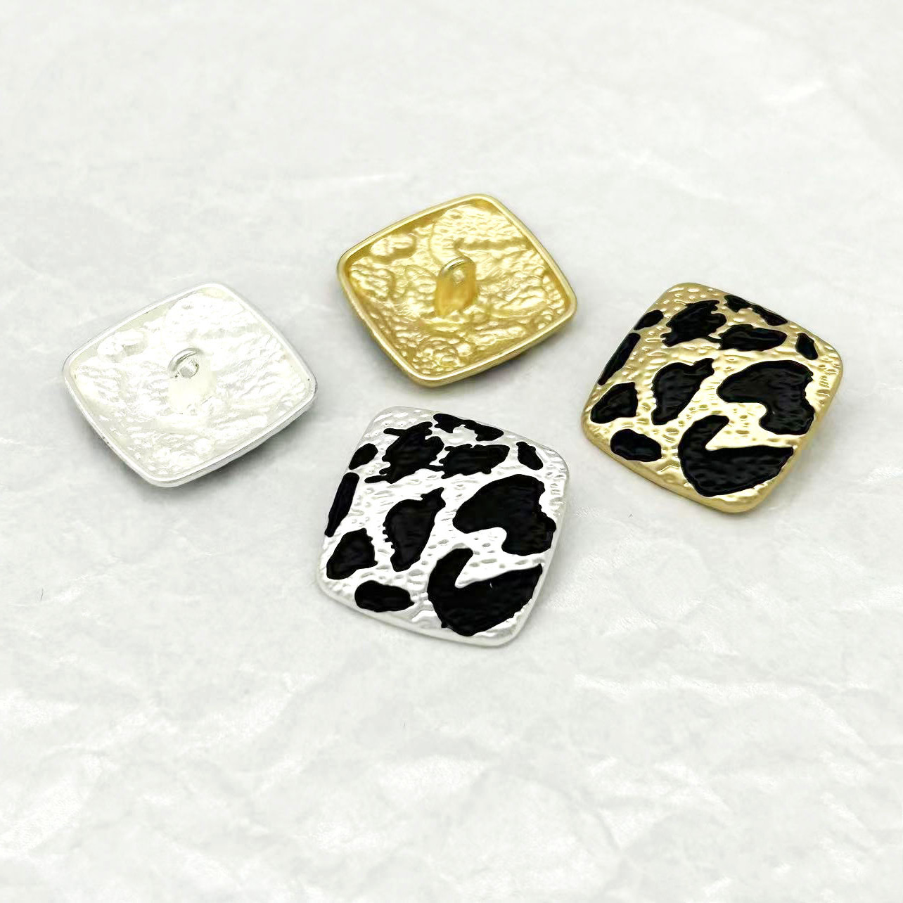 6PCS/lot 23mm Square Leopard P – обзор и цена Button Hole Cutter