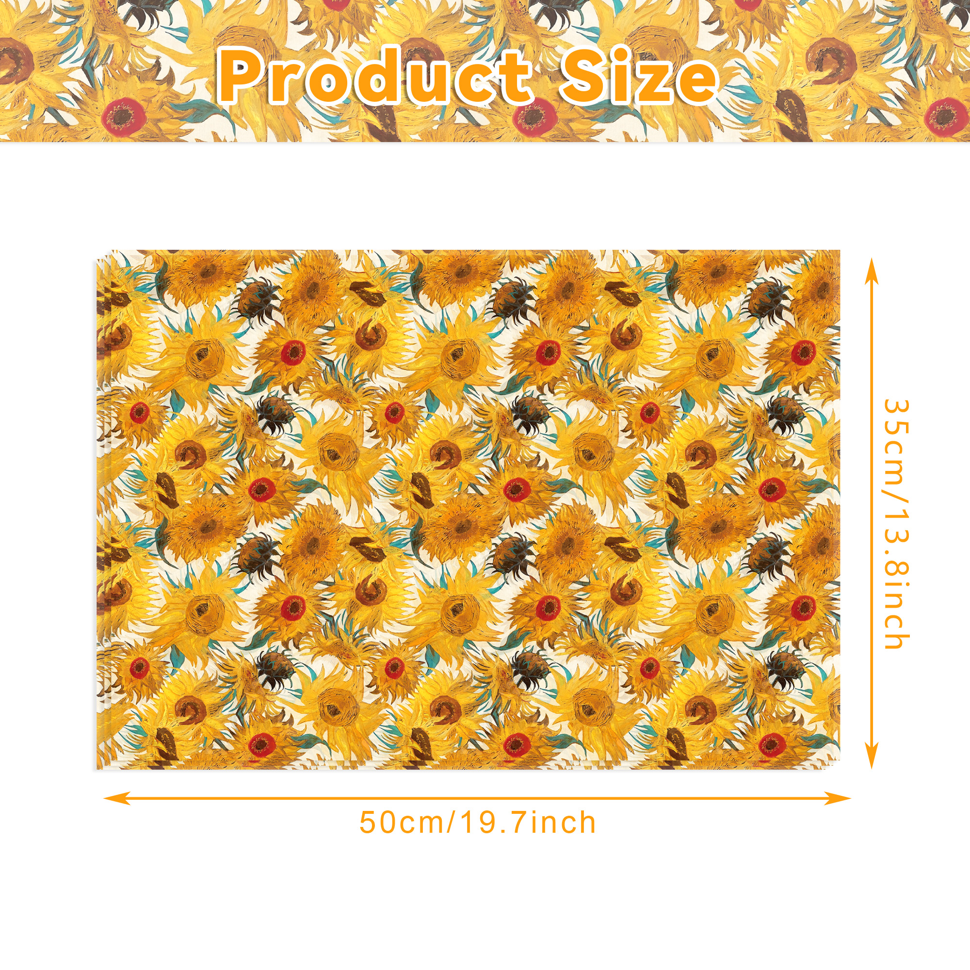 15/35pcs Sunflower Tissue Pape – обзор и цена Pattern Tissue Paper