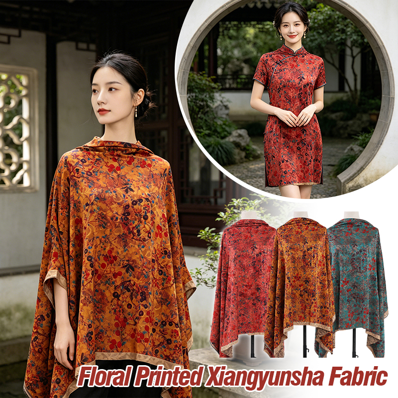 1m Floral Printed Fabric Imita – обзор и цена Sewing Textiles