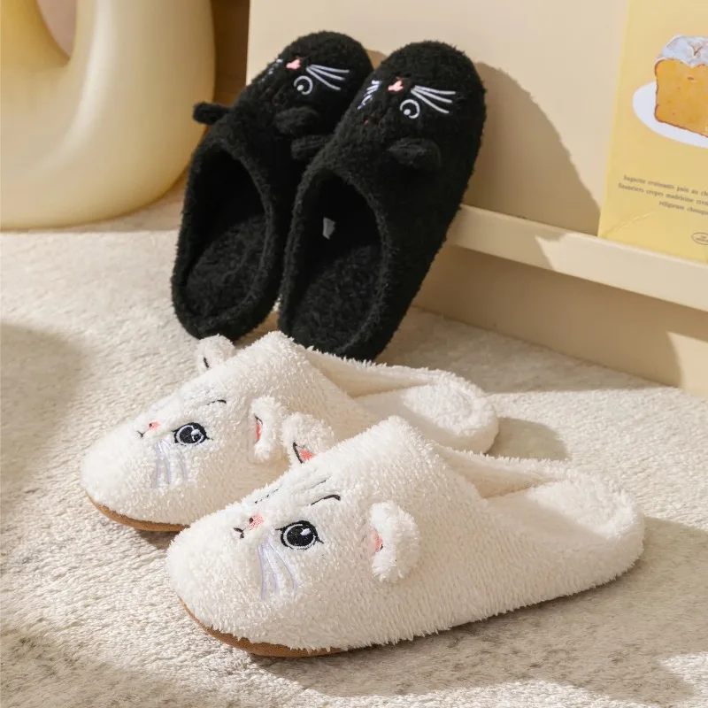 Non-Slip Soft Plush Cat Slippe – обзор и цена Sewing Cloth