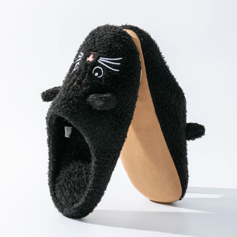 Non-Slip Soft Plush Cat Slippe – обзор и цена Sewing Cloth