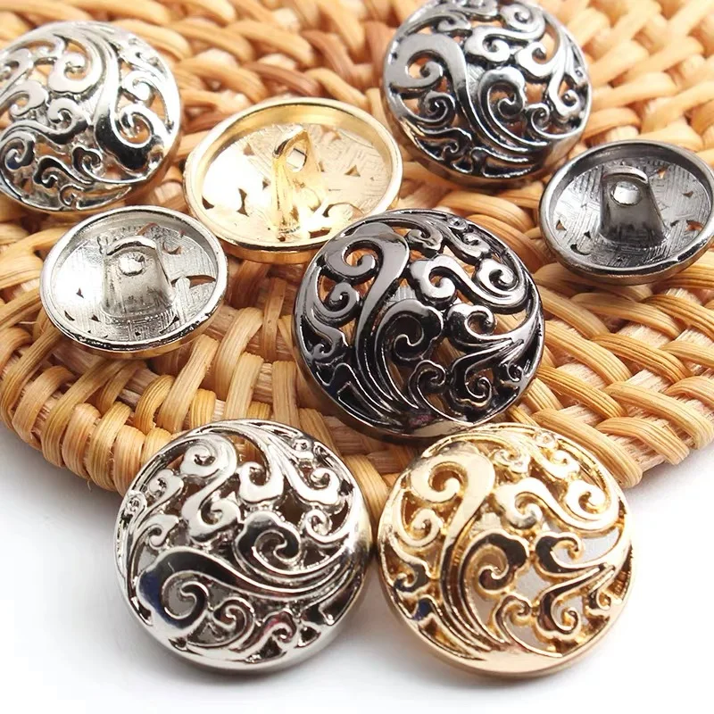 10pcs Hollow Metal Buttons Chi – обзор и цена Button Hole Cutter