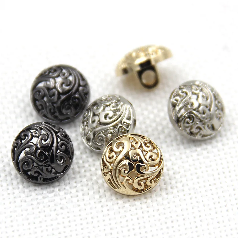 10pcs Hollow Metal Buttons Chi – обзор и цена Button Hole Cutter