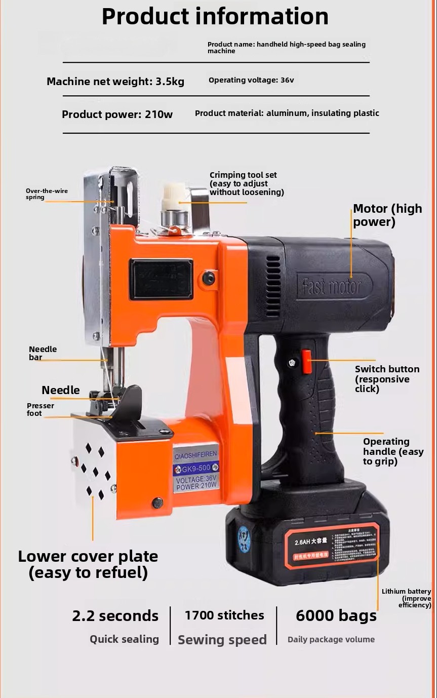 GK9-370 Handheld Dual Electric – обзор и цена Sewing In Textile Industry