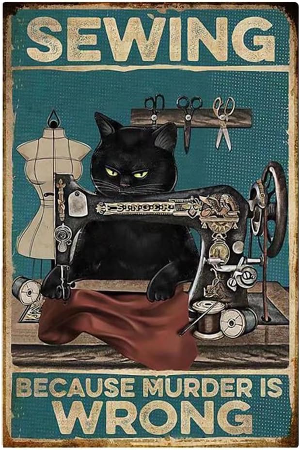 CAT KITTY sewing retro style,B – обзор и цена Sewing Art