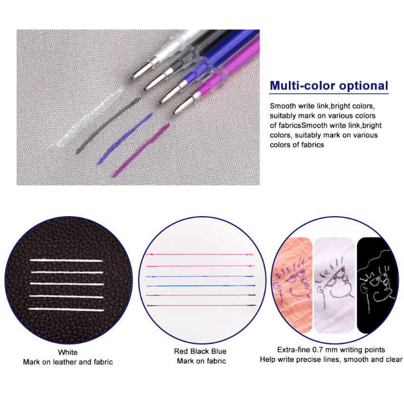 103Pcs / Set Heat Erasable Ref – обзор и цена Fabric Marking Pen