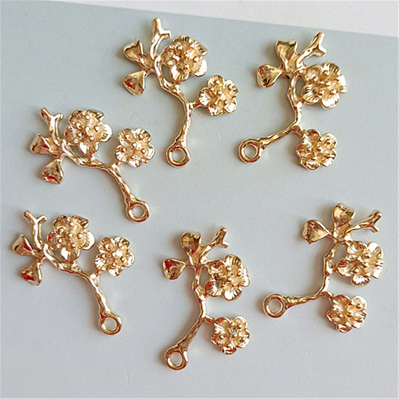 10 Pcs/lot Alloy Leaf Branch B – обзор и цена Button Hole Cutter