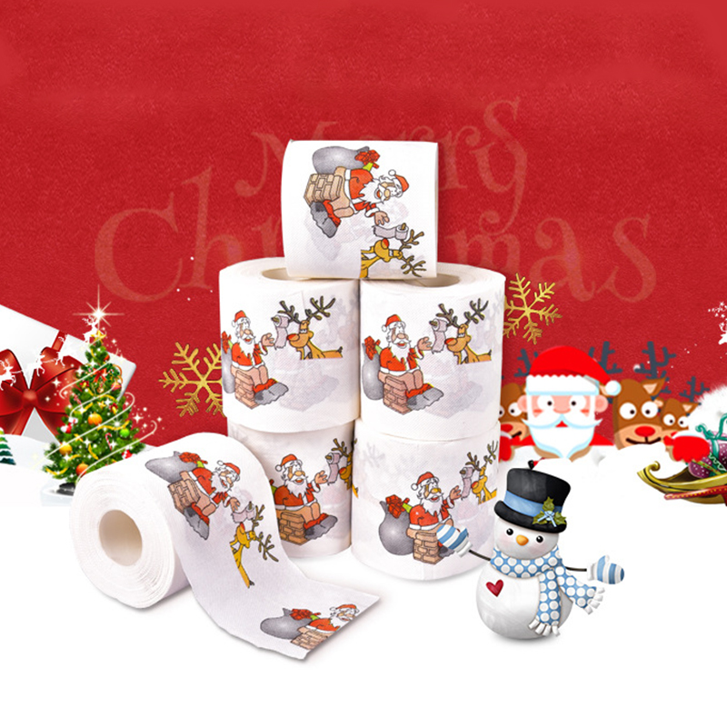 Christmas pattern color toilet – обзор и цена Pattern Tissue Paper