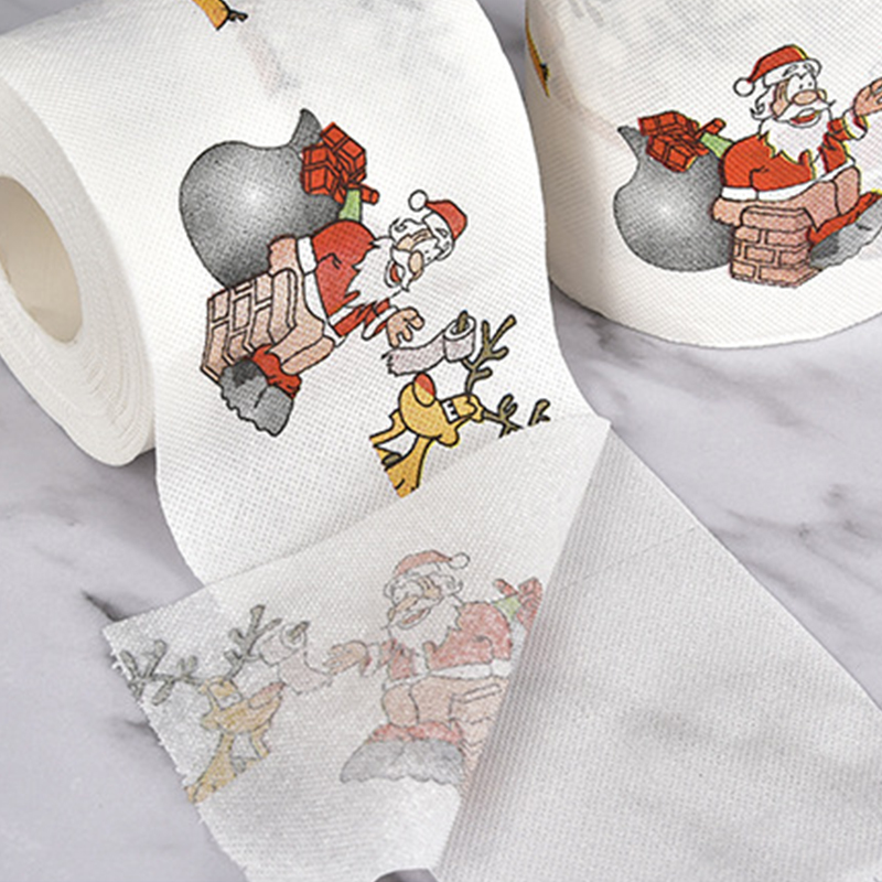Christmas pattern color toilet – обзор и цена Pattern Tissue Paper