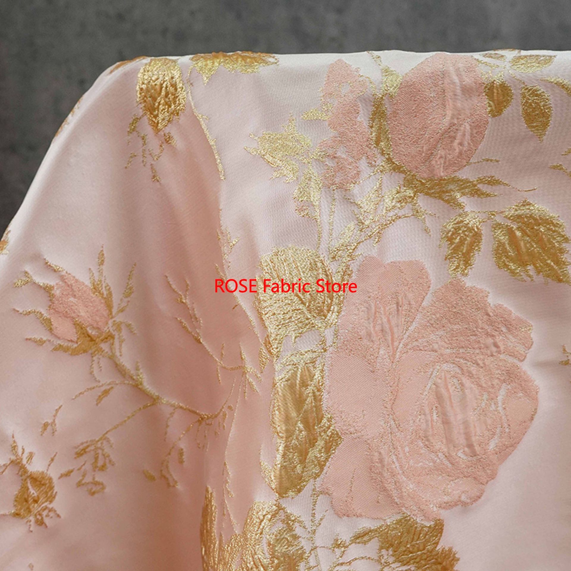 1 meter 3D Relief Gold Silk Fl – обзор и цена Sewing Jackets