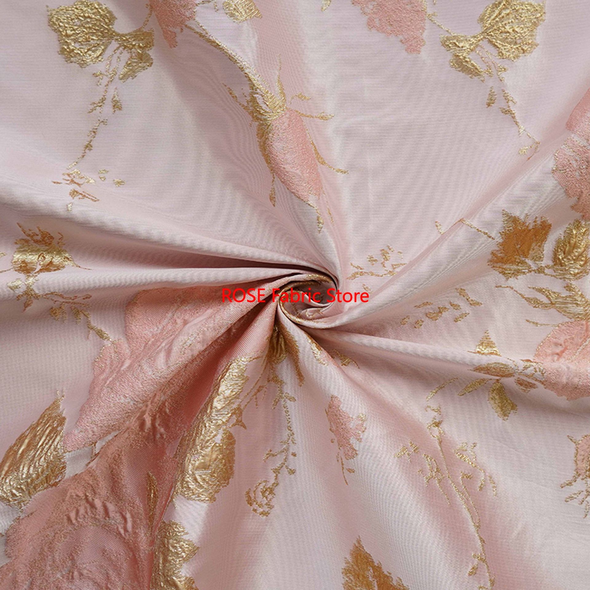 1 meter 3D Relief Gold Silk Fl – обзор и цена Sewing Jackets