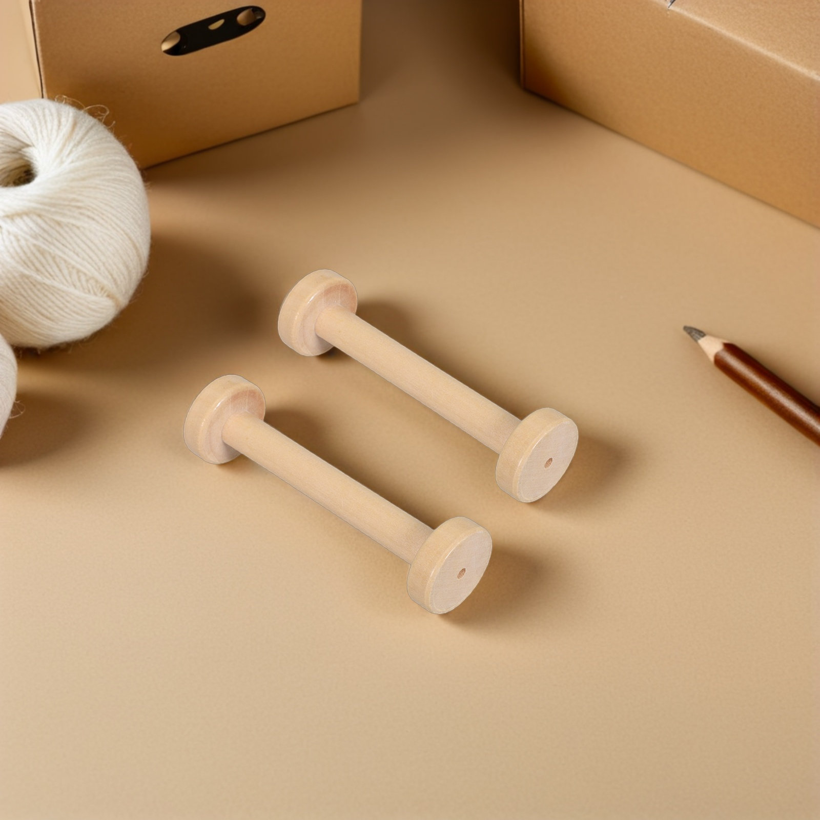 5Pcs Wooden Spools Natural Vin – обзор и цена Sewing Textiles