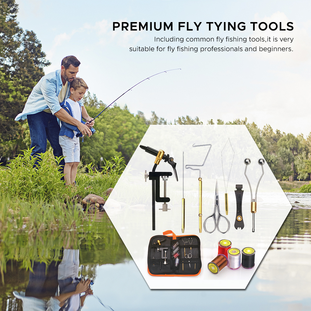 Fly Tying Tools Kit with Fly T – обзор и цена Needle Threader Tool