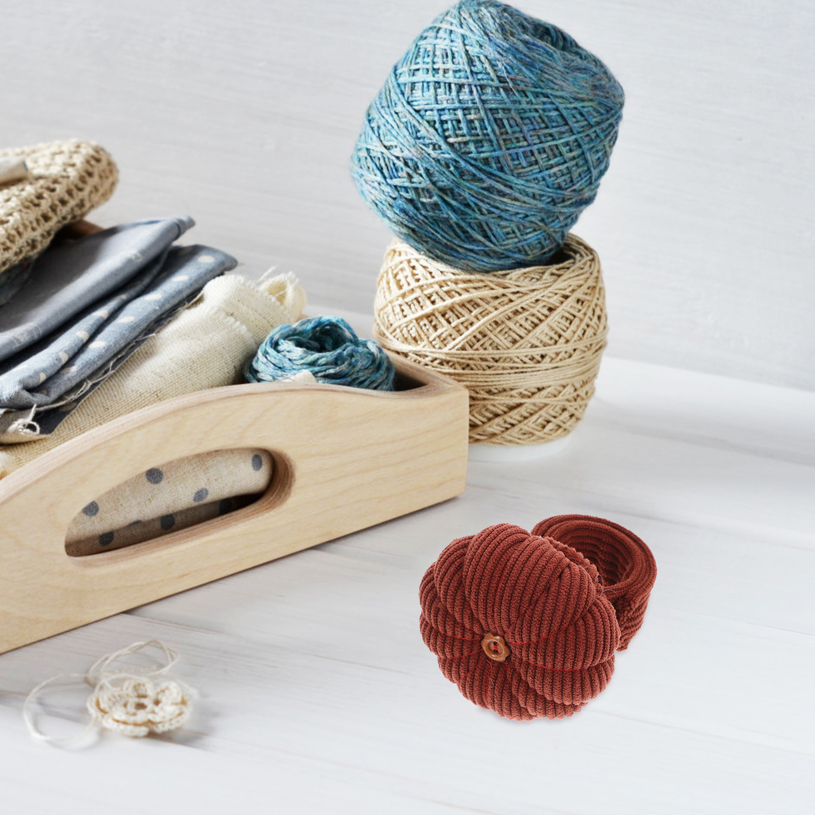 Pumpkin Corduroy Pin Cushion W – обзор и цена Sewing Pin Cushion