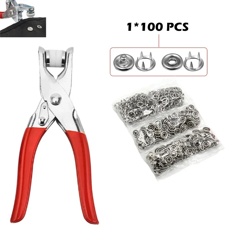 Five-prong Button Installation – обзор и цена Snap Button Plier