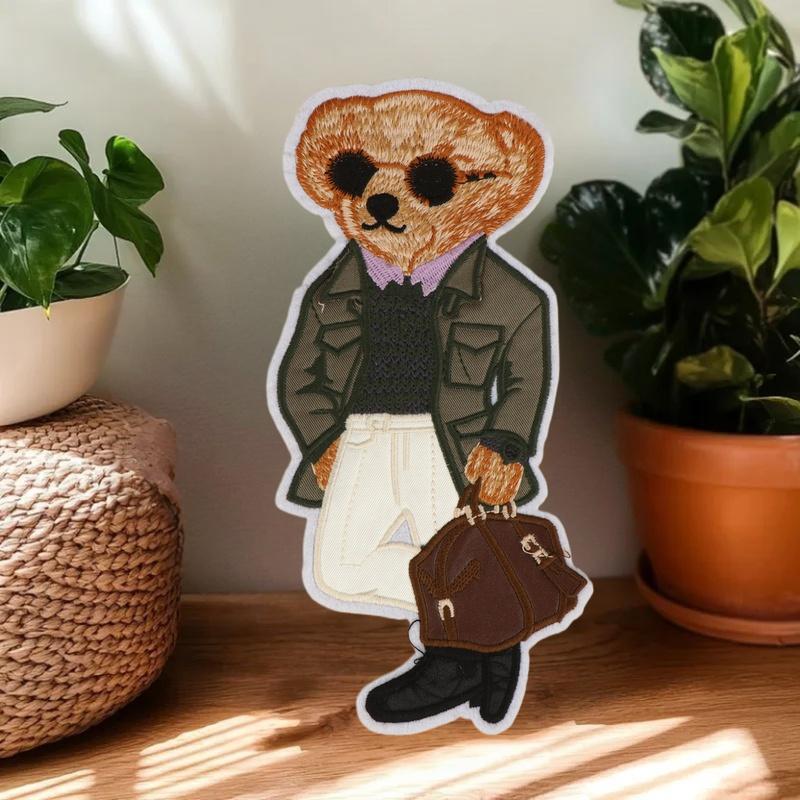 1/4PCS Large Bear Clothing Pat – обзор и цена Sewing Textiles