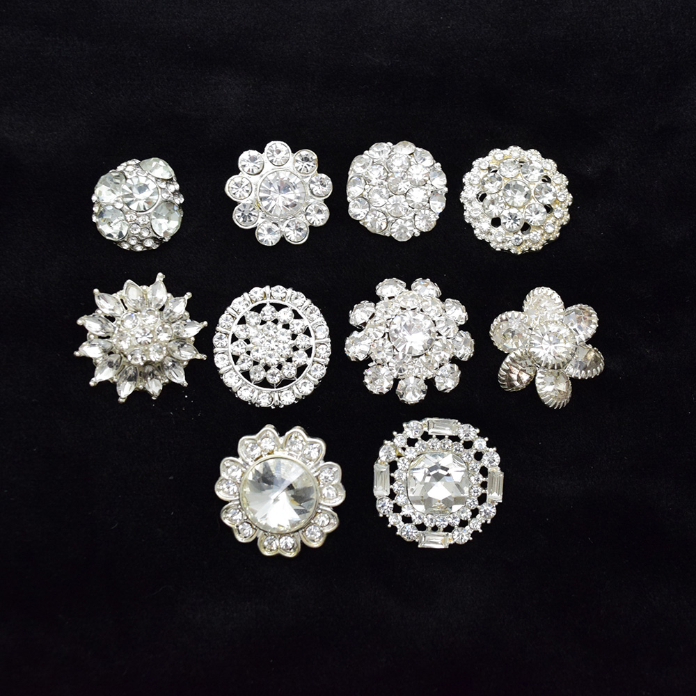 Silver Crystal Rhinestone Butt – обзор и цена Button Hole Cutter