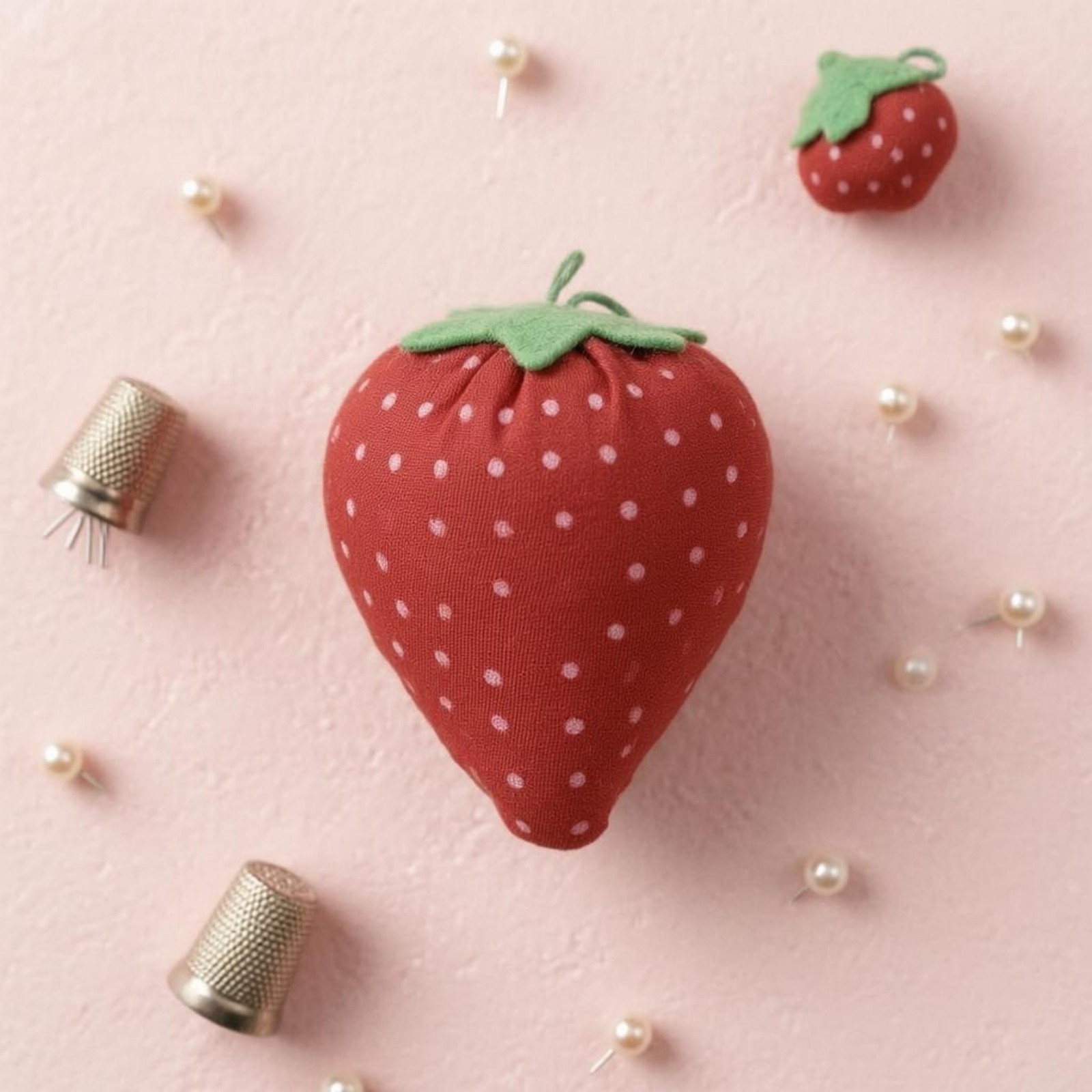Strawberry Sewing Pin Cushion  – обзор и цена Sewing Pin Cushion