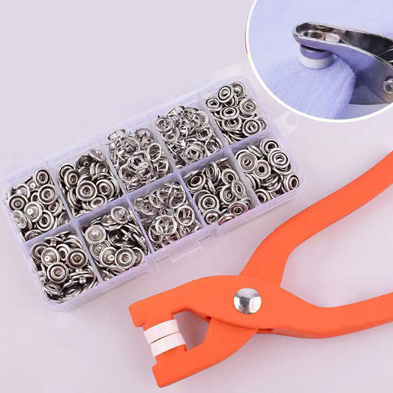 50/100PCS Metal Sewing Button  – обзор и цена Snap Button Plier