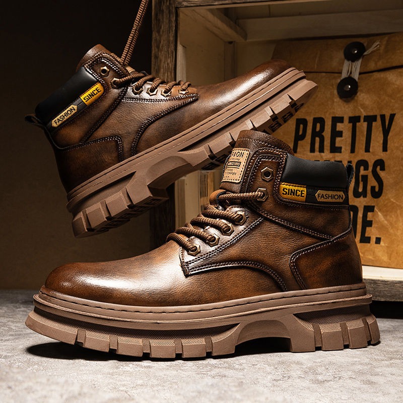 Vintage Men Platform Ankle Boo – обзор и цена Sewing Cloth