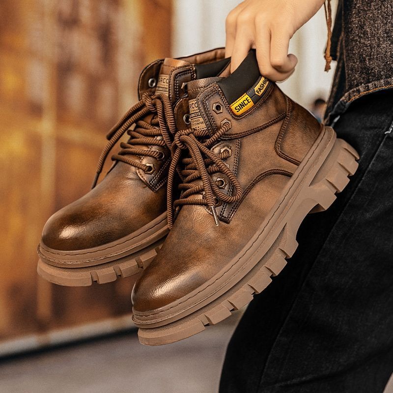 Vintage Men Platform Ankle Boo – обзор и цена Sewing Cloth