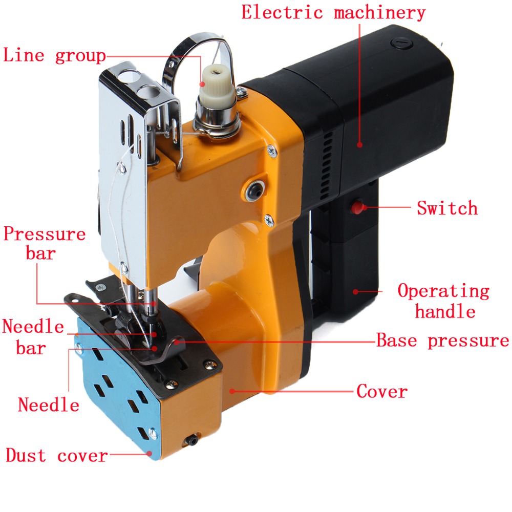 Electric Woven Bag Closing Mac – обзор и цена Sewing In Textile Industry