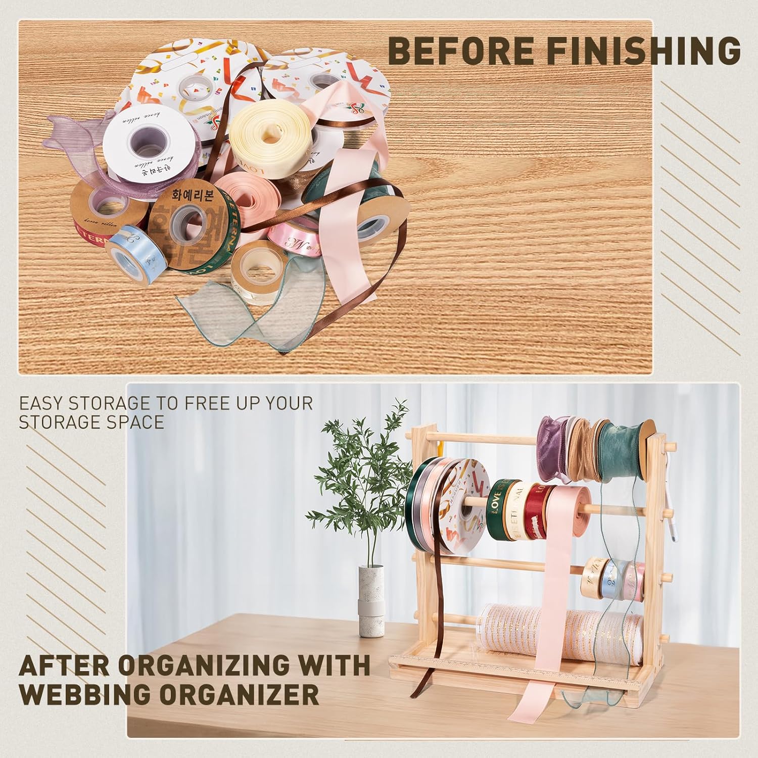 Ribbon Storage Rack Spool Hold – обзор и цена Sewing Roll