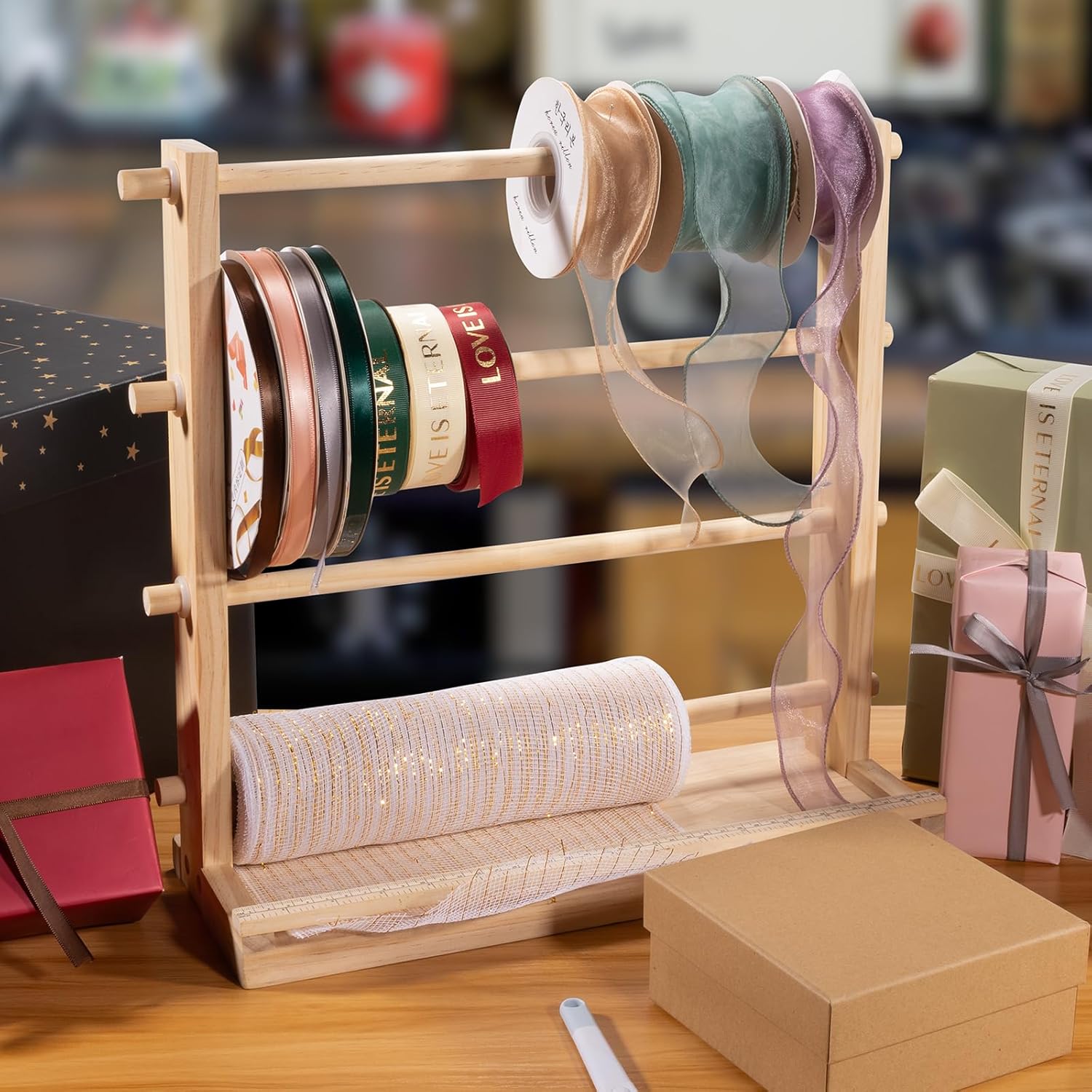 Ribbon Storage Rack Spool Hold – обзор и цена Sewing Roll
