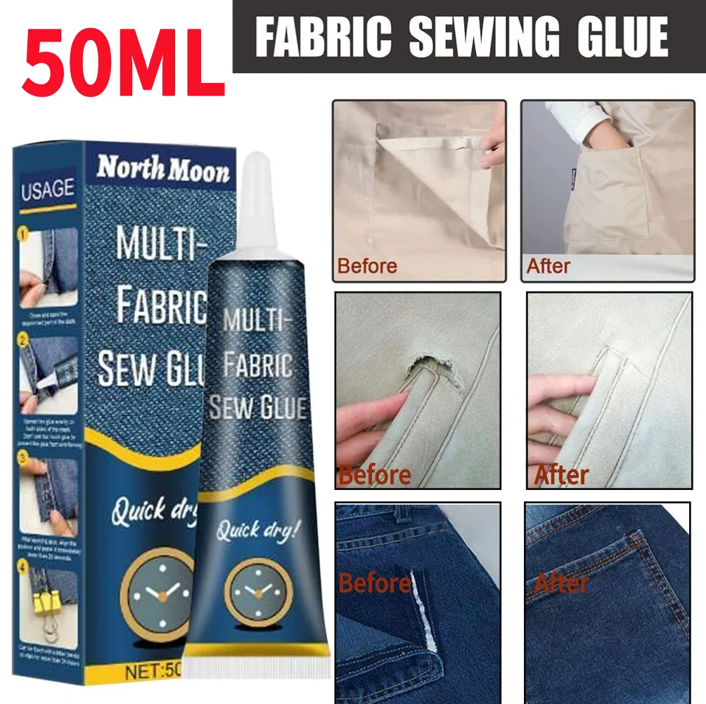 50ml Fabric Glue Quick Dry Fab – обзор и цена Sewing Technology