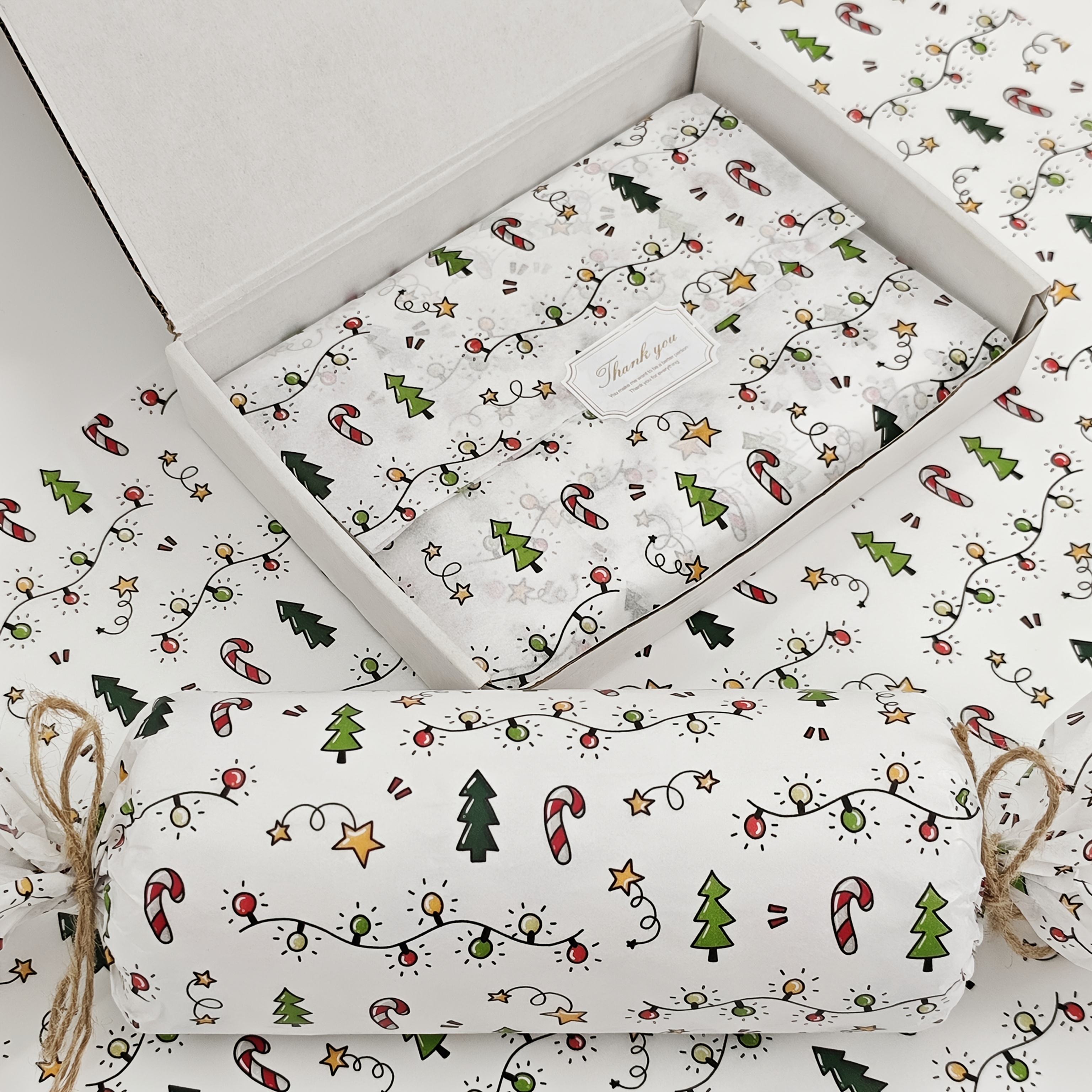 10/20 Sheets of Christmas Lant – обзор и цена Pattern Tissue Paper