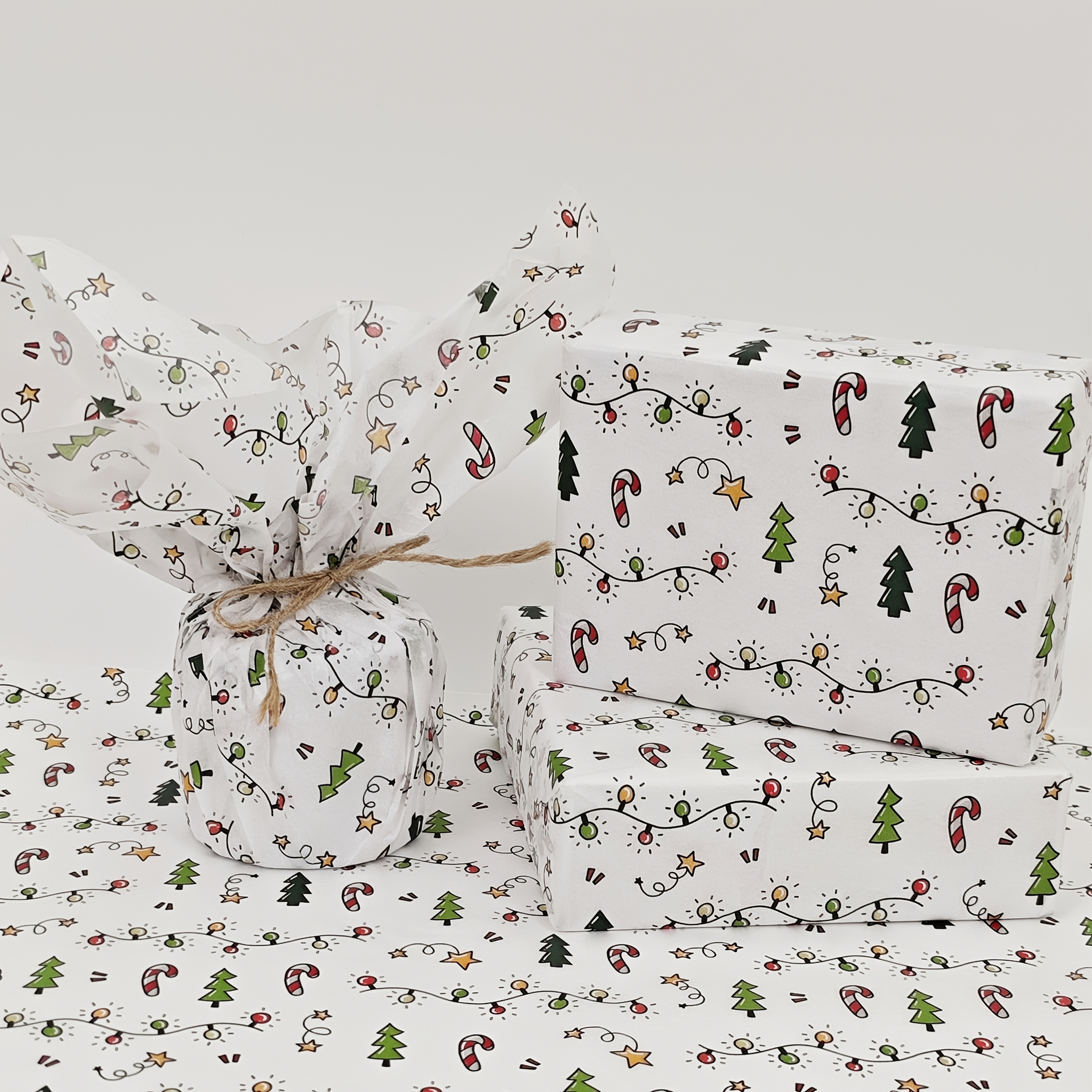 10/20 Sheets of Christmas Lant – обзор и цена Pattern Tissue Paper