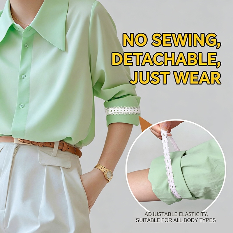 2/4Pcs Adjustable Lace Sleeve  – обзор и цена Sewing Roll
