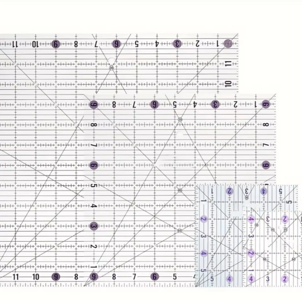 4pcs Square Acrylic Quilting R – обзор и цена Quilting Ruler Square