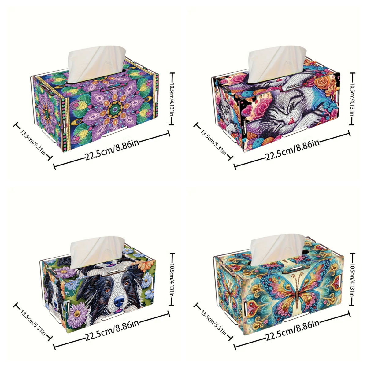 1 DIY animal pattern round dia – обзор и цена Pattern Tissue Paper