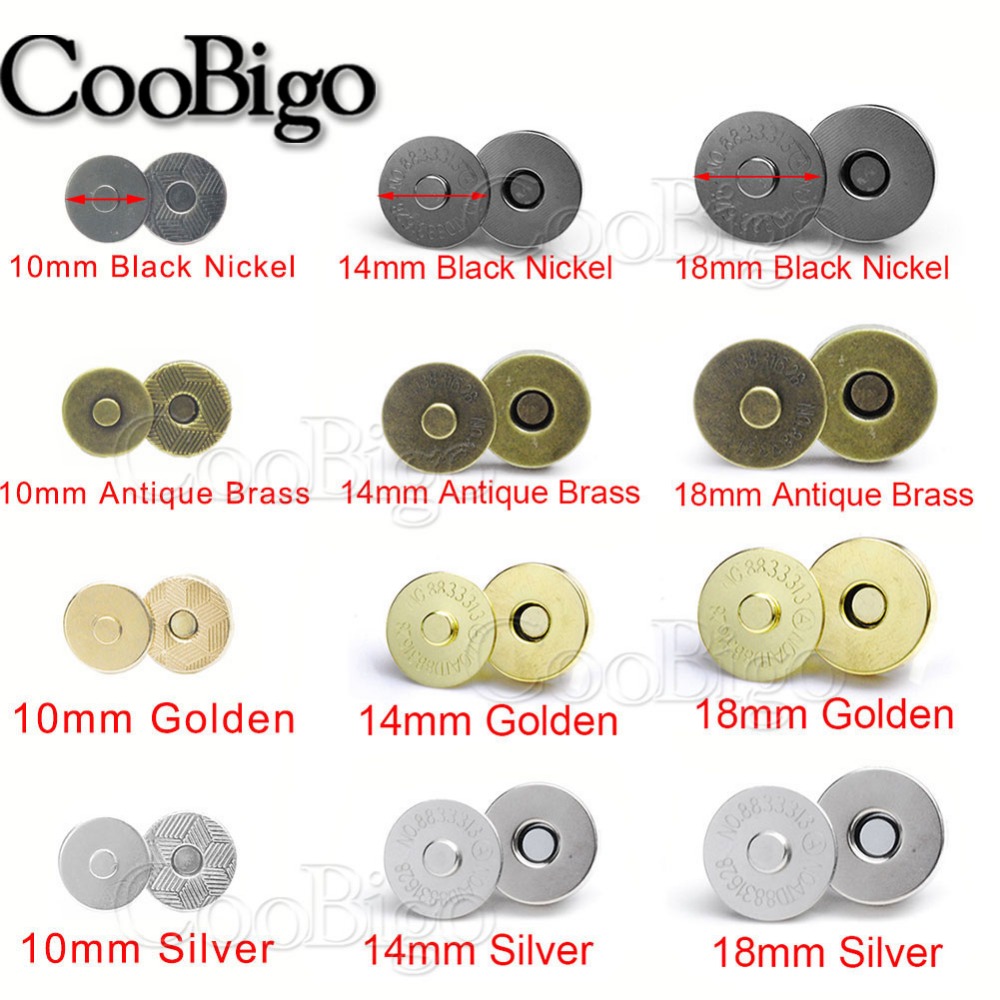 50sets Magnetic Button Snaps F – обзор и цена Button Hole Cutter