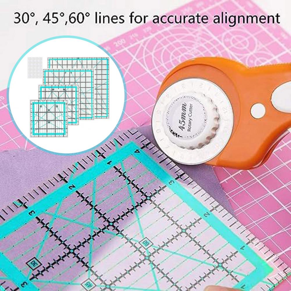 4Pcs Acrylic Quilting Ruler Sq – обзор и цена Quilting Ruler Square
